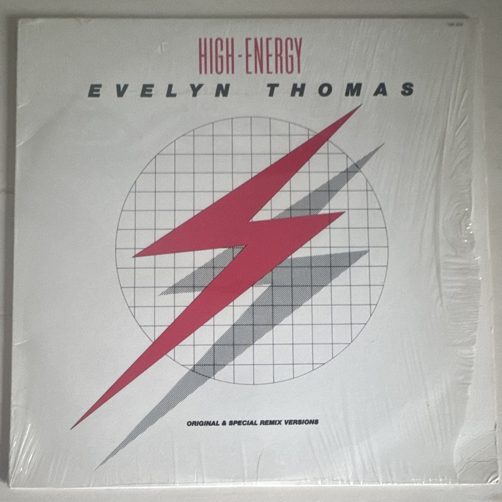 Evelyn Thomas High-Energy 12″ Single TSR Records TSR833 1984 Remix TESTED VG+