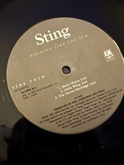 Sting Nothing Like The Sun 2LP 1987 A&M Vinyl Double Album LP