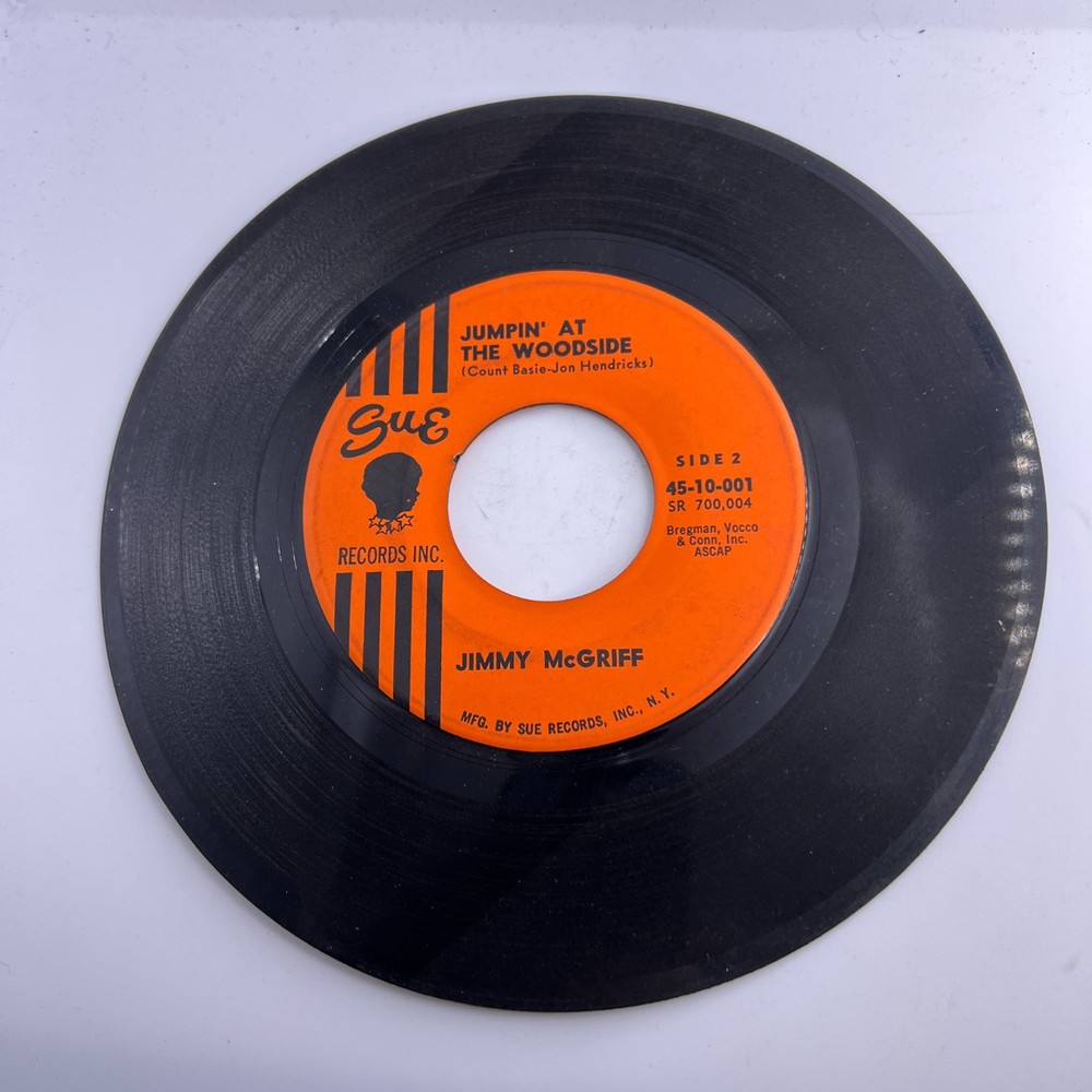 Vinyl 45 RPM Record – Jimmy McGriff Jumpin’ At the Woodside / Kiko