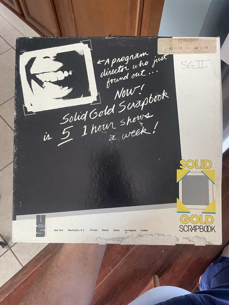 Solid Gold Scrapbook W/Dick Bartley May 9-13 1988 5LPS Donovan Who Stevie Wonder