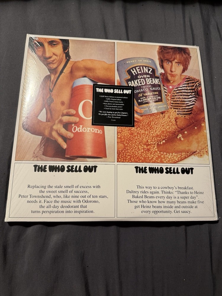 The Who Sell Out 180 Gram 2 LP Vinyl Deluxe Edition NM/NM Orig Shrink