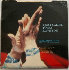 Stevie Wonder – I Just Called To Say I Love You – 7” Vinyl Single VG
