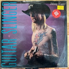 Original NM Johnny Winter Guitar Slinger LP Vinyl Record 1984 Alligator