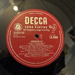 [MUSICAL/STAGE]~EXC LP~CINDERELLA~Original Cast Recording~[1959~MONO]~UK IMPORT