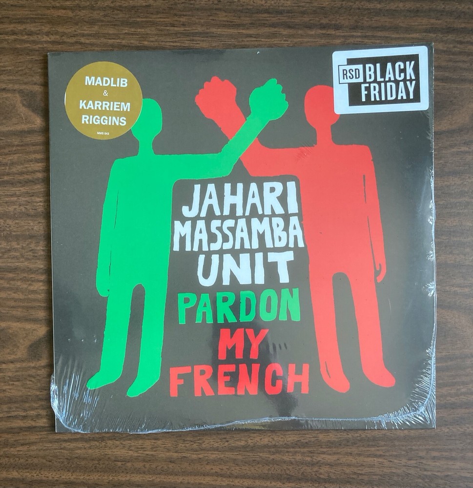 JAHARI MASSAMBA UNIT PARDON MY FRENCH LP VINYL NEW SEALED MADLIB KARRIEM RIGGINS