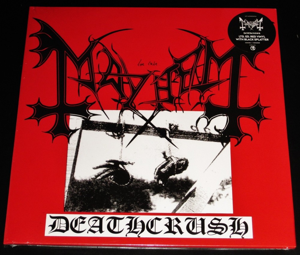 Mayhem: Deathcrush – Limited Edition LP Red Splatter Color Vinyl Record 2026 NEW