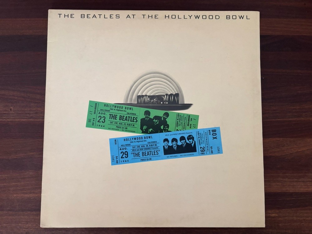 The Beatles – At The Hollywood Bowl – 1977 Capitol Rock Vinyl LP Record Album