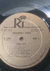 Roosevelt Grier•Soul City (NM-/NM-) 1st Press’64•DG•M 1008 ☆Mono