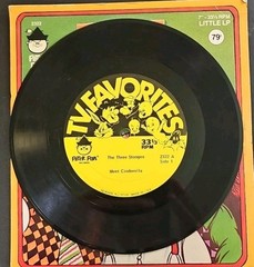 The Three Stooges Meet Cinderella 7″ Vinyl EX Peter Pan VTG
