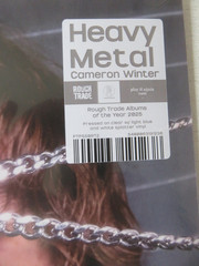 CAMERON WINTER Heavy Metal BLUE & WHITE SPLATTER VINYL LP & 7″ PTPS50RT2 GEESE