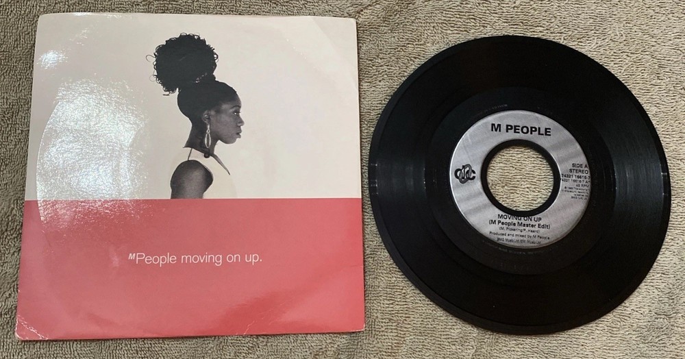 M People – Moving On Up RCA, Deconstruction 74321 16616 7” 45 UK Import VG+