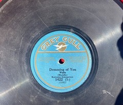 Rare Grey Gull 78 Record – Hot Jazz Dance Band – Mike Mosiello – 1920s