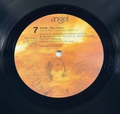 Verdi Don Carlo 4LP Box Angel SDL3774 Giulini Domingo Caballé VG+ Vinyl Libretto