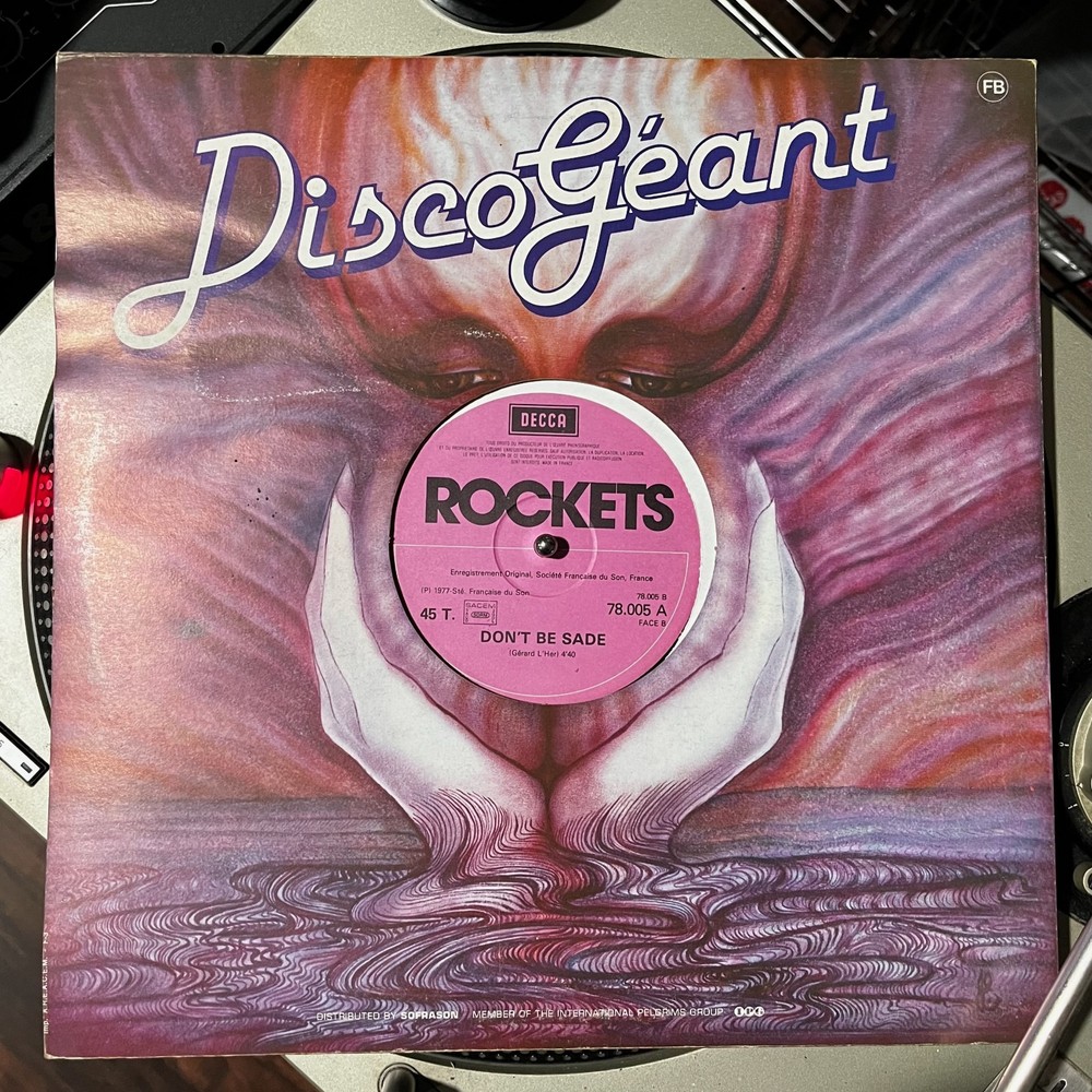 ROCKETS Space Rock 12” France DECCA Italo Disco Space Rock 1977 EX