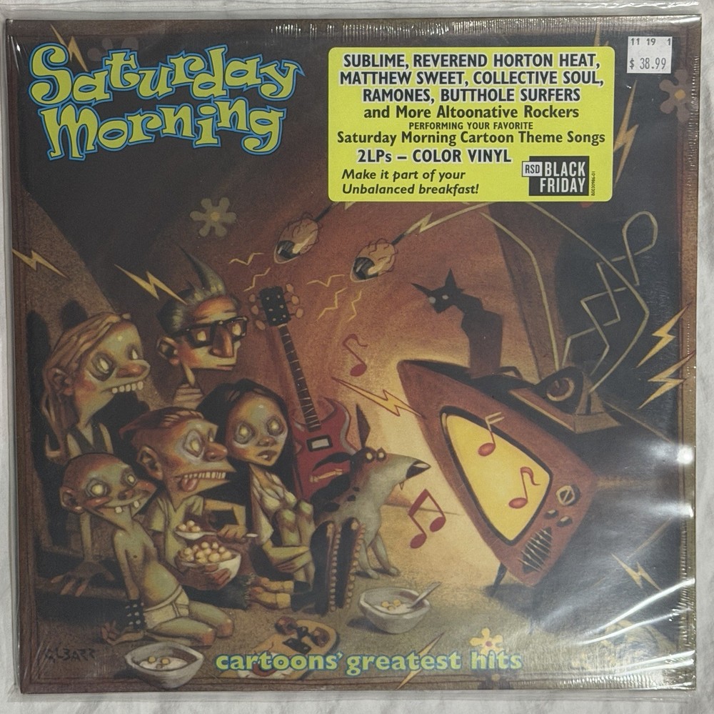 Saturday Morning: Cartoons’ Greatest Hits – RSD 2019 2LP Color NEW/SEALED RARE!