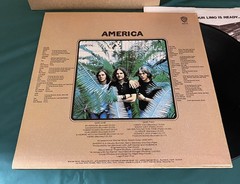 America – Self Titled Debut Album 1973 Reissue LP Warner Bros BS 2576