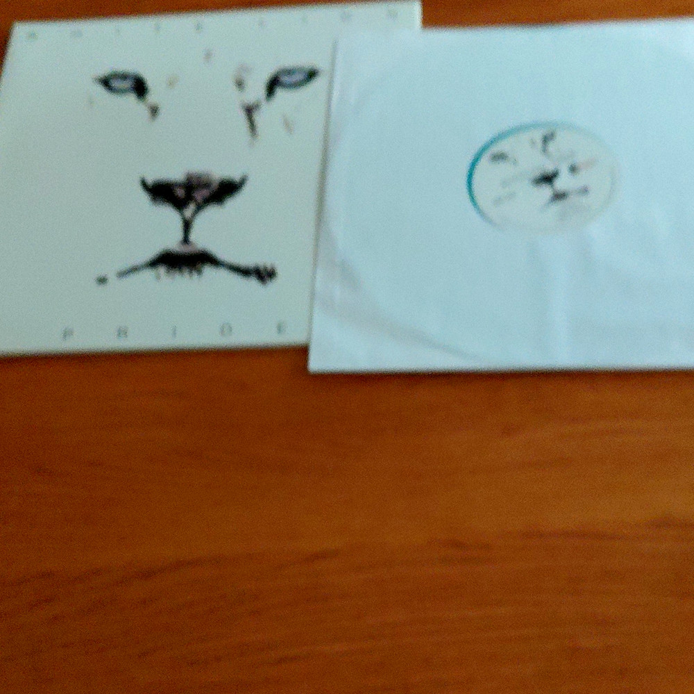 White Lion Pride 12″ Blue Vinyl LP 33 RPM Atlantic Rock Cardboard Sleeve