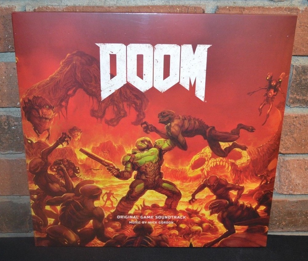 DOOM – GAME SOUNDTRACK, Limited 2LP 1st Press 180G RED VINYL New & Sealed!