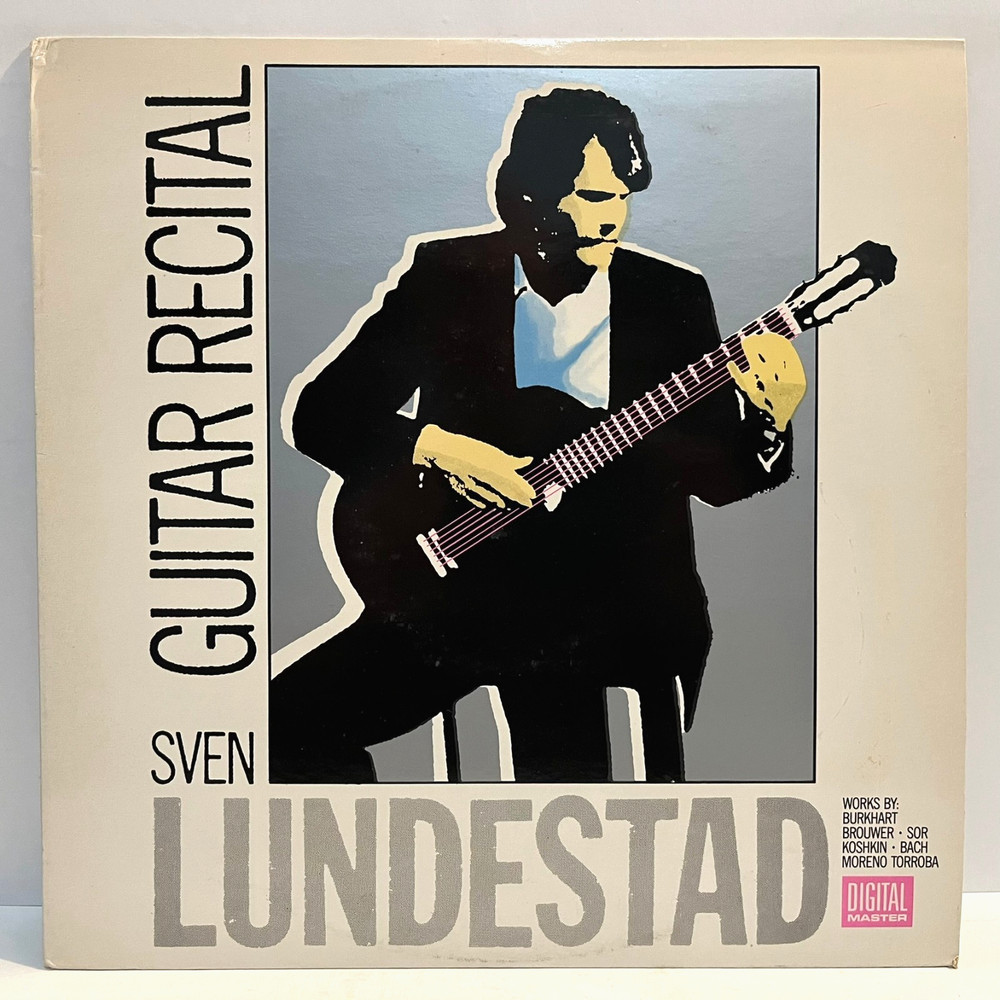 SVEN LUNDESTAD – Guitar Recital (1986) – 12″ Vinyl Record LP – EX