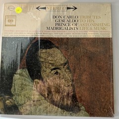 Record Is “SS” VINYL LP Don Carlo / Gesualdo Prince Of Madeigalists Columbia
