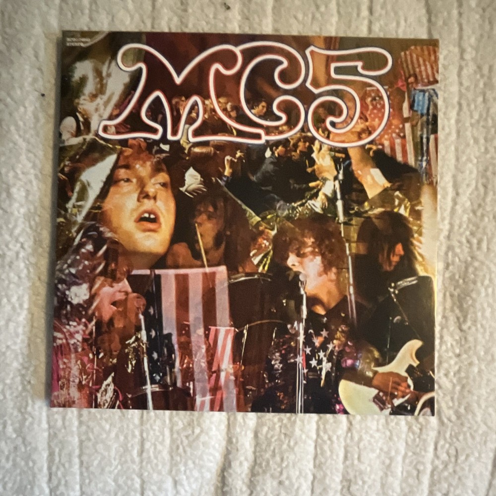 MC5 Kick Out the Jams Elektra 12″ Vinyl LP Clear/Red Splatter Colored Vinyl
