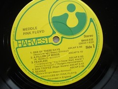 Pink Floyd ~ Meddle ~ Vintage LP Harvest – SMAS-832