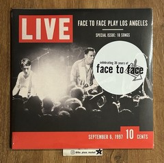 Face To Face Live vinyl record Jade Green color /500 Sold Out mint Sealed New