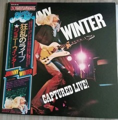 Johnny Winter Captured Live! Blue Sky ECPO-88-BS Japan VINYL LP OBI EX EX