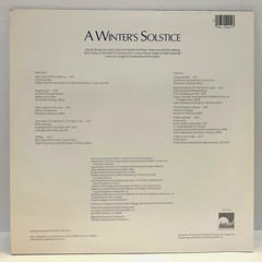 A Winter’s Solstice – Windham Hill (Translucent) – 12″ Vinyl Record LP – EX
