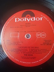 THE STORY OF THE WHO – POLYDOR RECORDS 2XLP IMPORT SET – (G+/G+)