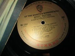 1959 BETTY HUTTON At The Saints And Sinners Ball Stereo Lp Warner Bros. 1267 VG