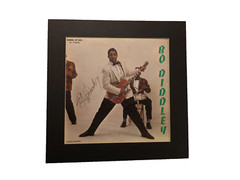 Signed Bo Diddley Chess 1431 Matted Vintage 1958 LP Cover Only