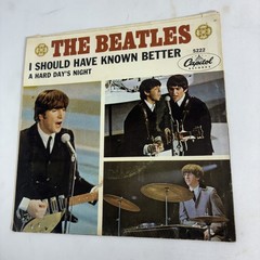 BEATLES: A HARD DAY’S NIGHT / I SHOULD HAVE KNOWN BETTER; 1964 Picture Sleeve 45