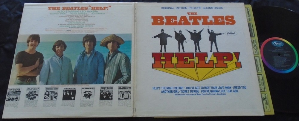 BEATLES, Help! MONO USA 1st pressing Excellent- LP FREE SHIPPING