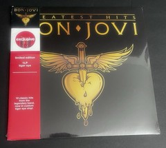 Bon Jovi Greatest Hits Limited Edition Tiger Eye LP Vinyl Target Exclusive NEW