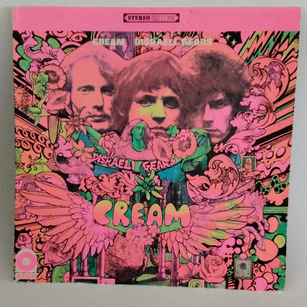 Cream Disraeli Gears 1967 ATCO Records SD 33-232 Stereo 12″ Black Vinyl LP