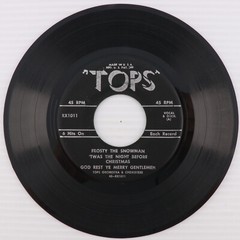 Tops Orchestra – Frosty The Snowman & 5 More Christmas Hits 45 rpm Record RX1011