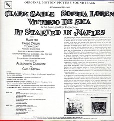 Alessandro Cicognini And Carlo Savina – It Started In Naples (Original Motion Pi
