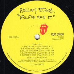 Rolling Stones – Exile On Main St – 2xLP – 1/2 Speed Mastered – New/Sealed Vinyl