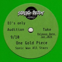 Sonic Wax All Stars One Gold Piece Sonic Acetate Soul Northern Motown