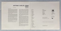 Green Gatefold RARE LP ANTONIO CARLOS JOBIM Wave CTI A&M SP 3002 EXCELLENT (EX)
