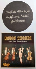 Lot 5 1960s LP Record Cover Gag Gifts including “Music For Half Assed Friends”