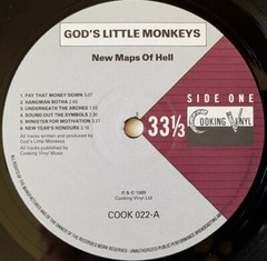 Rock Vinyl LP God’s Little Monkeys New Maps Of Hell LP 1989 Folk (NM)