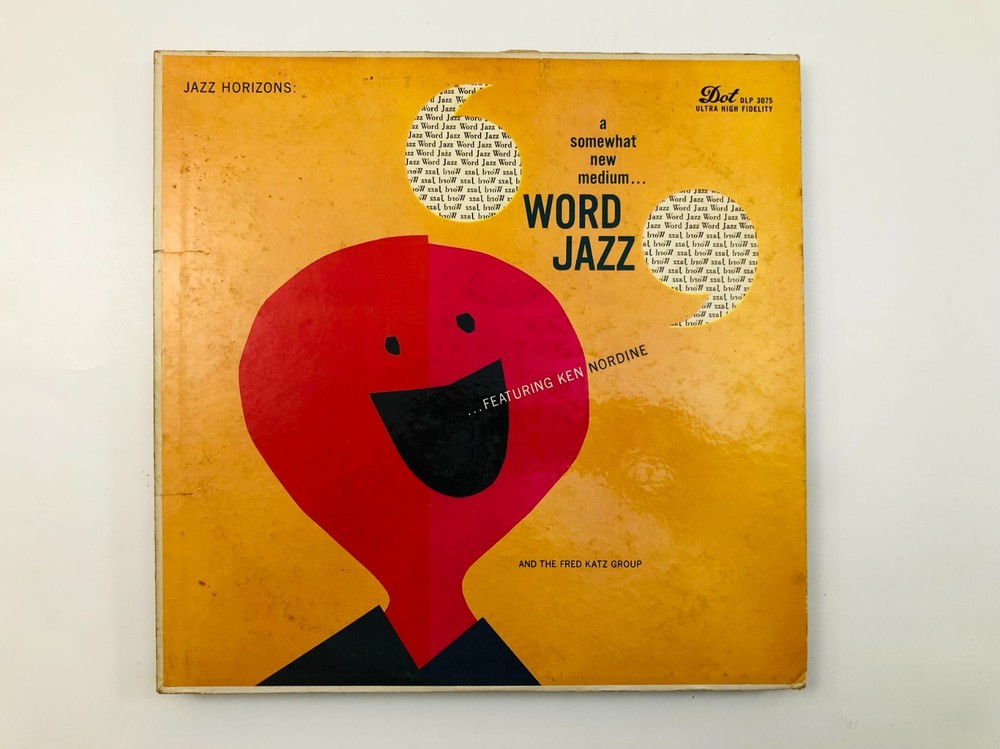 Hipster poet raconteur KEN NORDINE with THE FRED KATZ GROUP Word Jazz