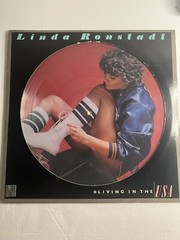 Vintage Vinyl LINDA RONSTADT – Living In The USA – PICTURE DISC – Tested