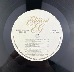 First Edition EG vinyl record LP King Crimson Brian Eno Killing Joke, NM