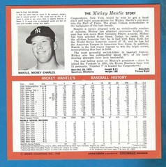 1964 Auravision HOF Mickey Mantle New York Yankees Record UNPUNCHED