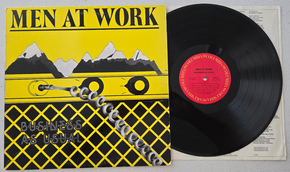 Men At Work – Business As Usual – FC 37978 – Vinyl LP – 1st Press – 1982- Tested