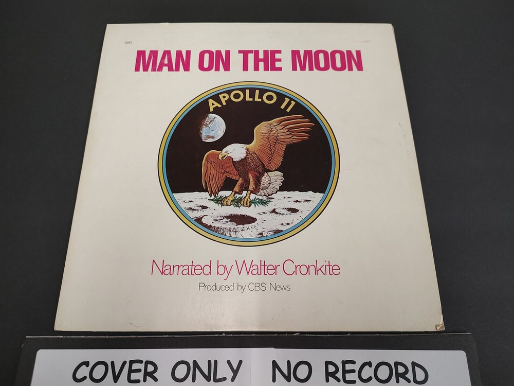 COVER ONLY: Vintage Man On The Moon Apollo 11 1969 LP Lincoln Mercury 70s Car Ad