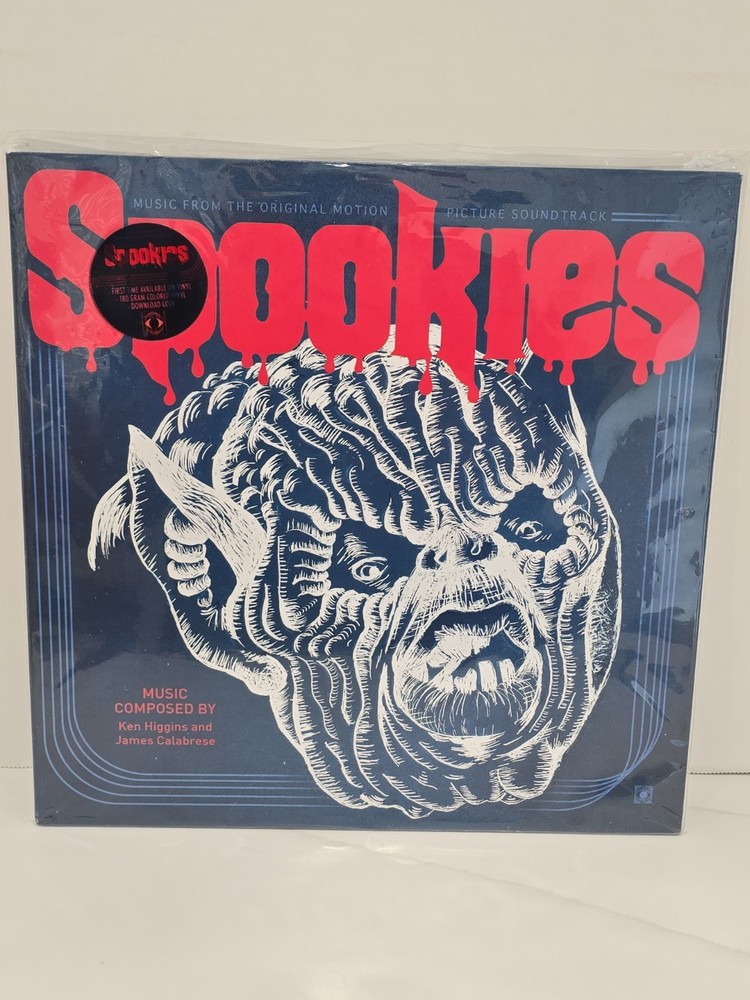 🎃 Spookies Horror OST Soundtrack Terror Vision Blue & Black 180G Vinyl LP RARE